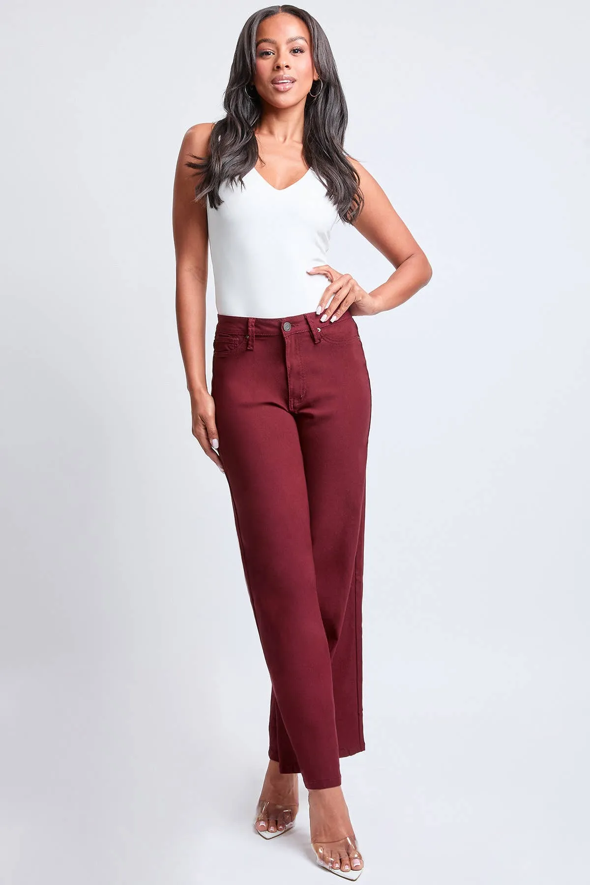 Berry Hyperstretch High Rise Wide Leg