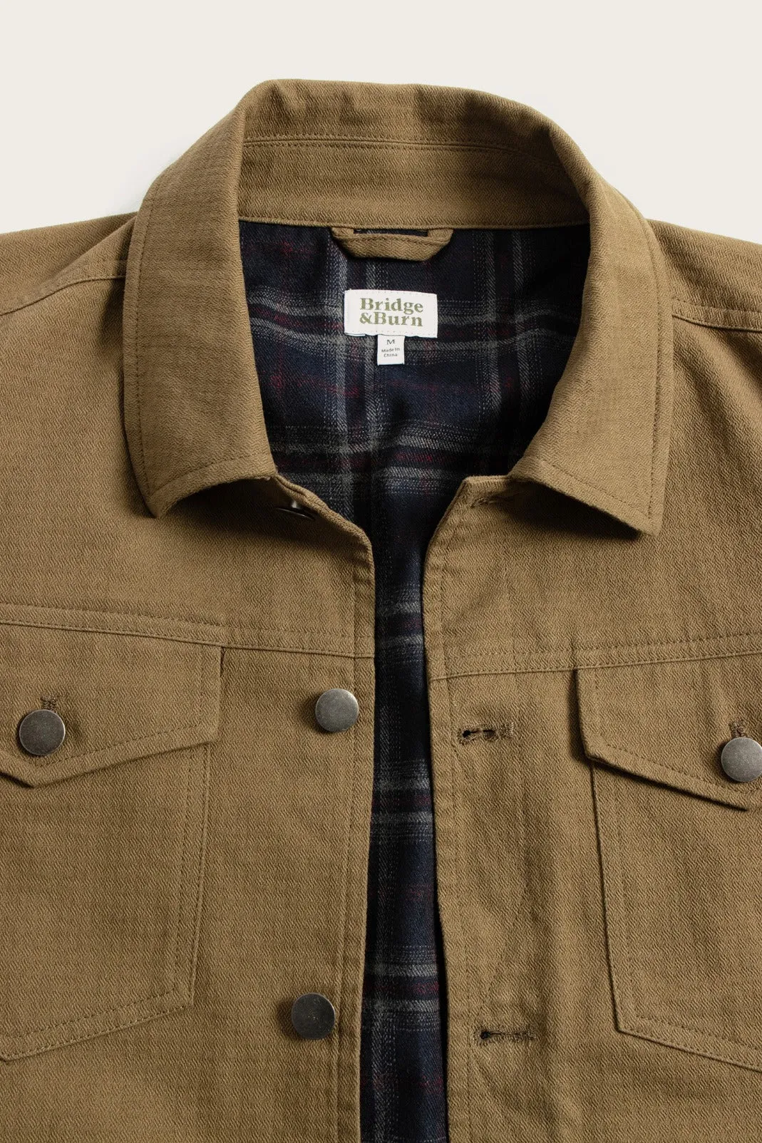 Burl Trucker Jacket / Warm Olive