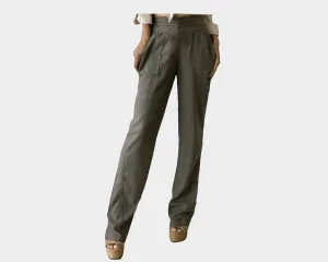 C1. Khaki Linen Pants - The St. Barts