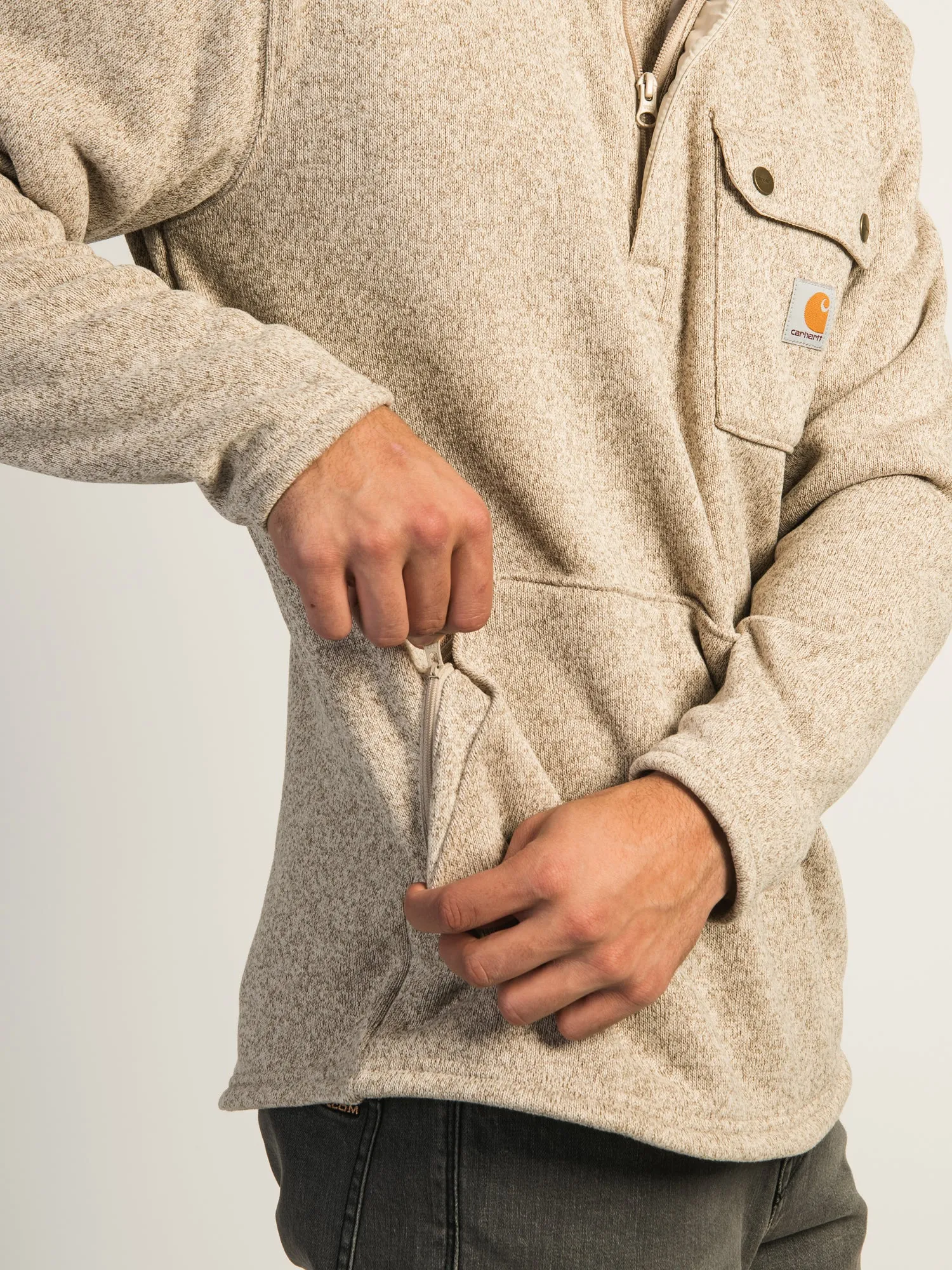 CARHARTT RELAXED FIT MIDWEIGHT QUARTER ZIP FLEECE