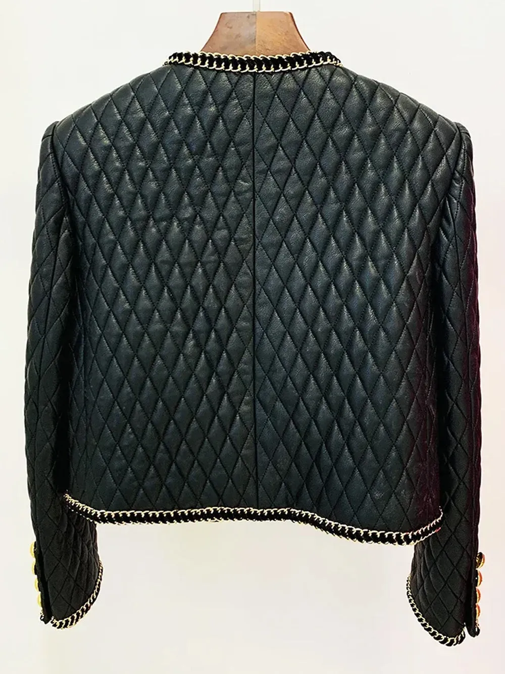 CATENA Leather Chain Jacket