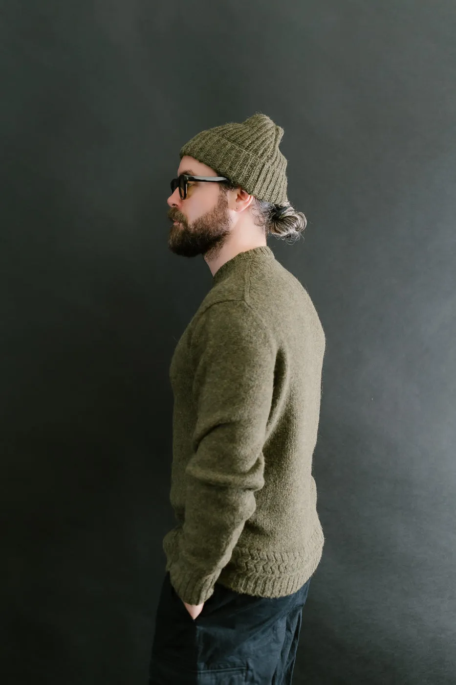 Crewneck Sweater Alpaca - Forest