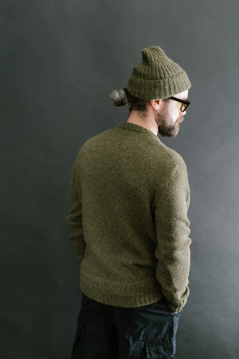 Crewneck Sweater Alpaca - Forest