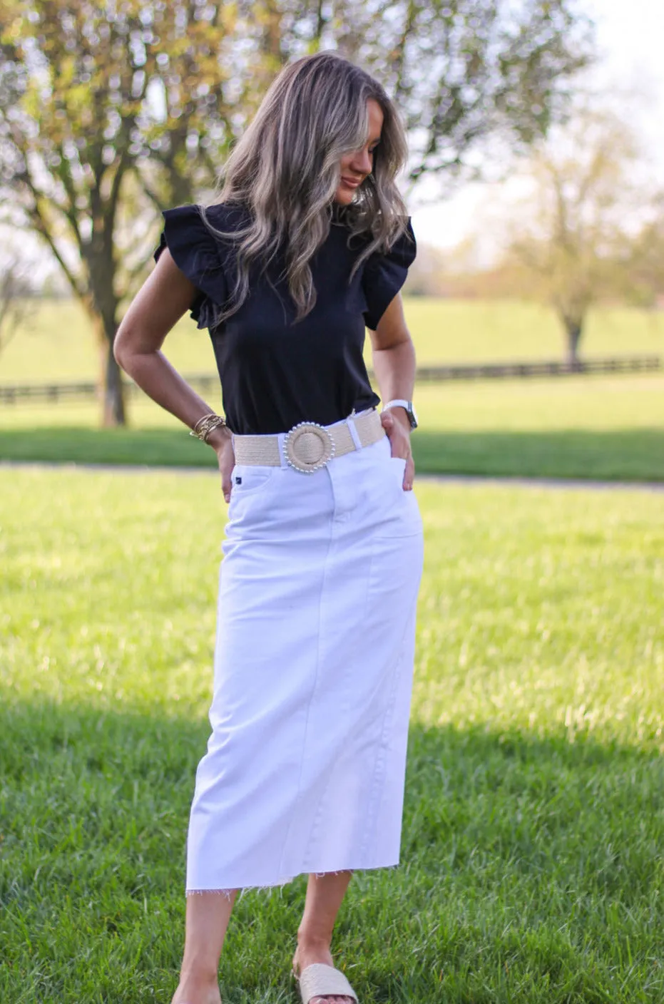 Dress The Denim Up Skirt