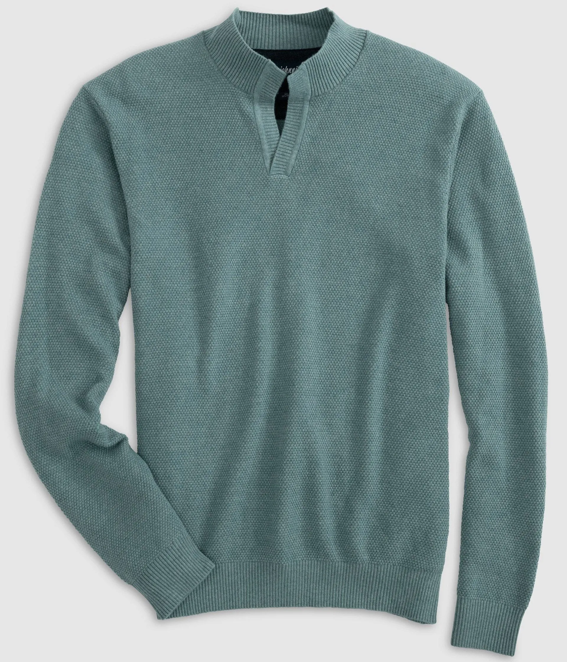 Esteban Johnny Collar Sweater in Baltic by Johnnie-O