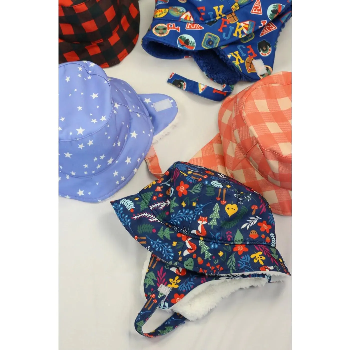 Flapjack Kids Winter Bucket Hat - Stasrs 2-4Y