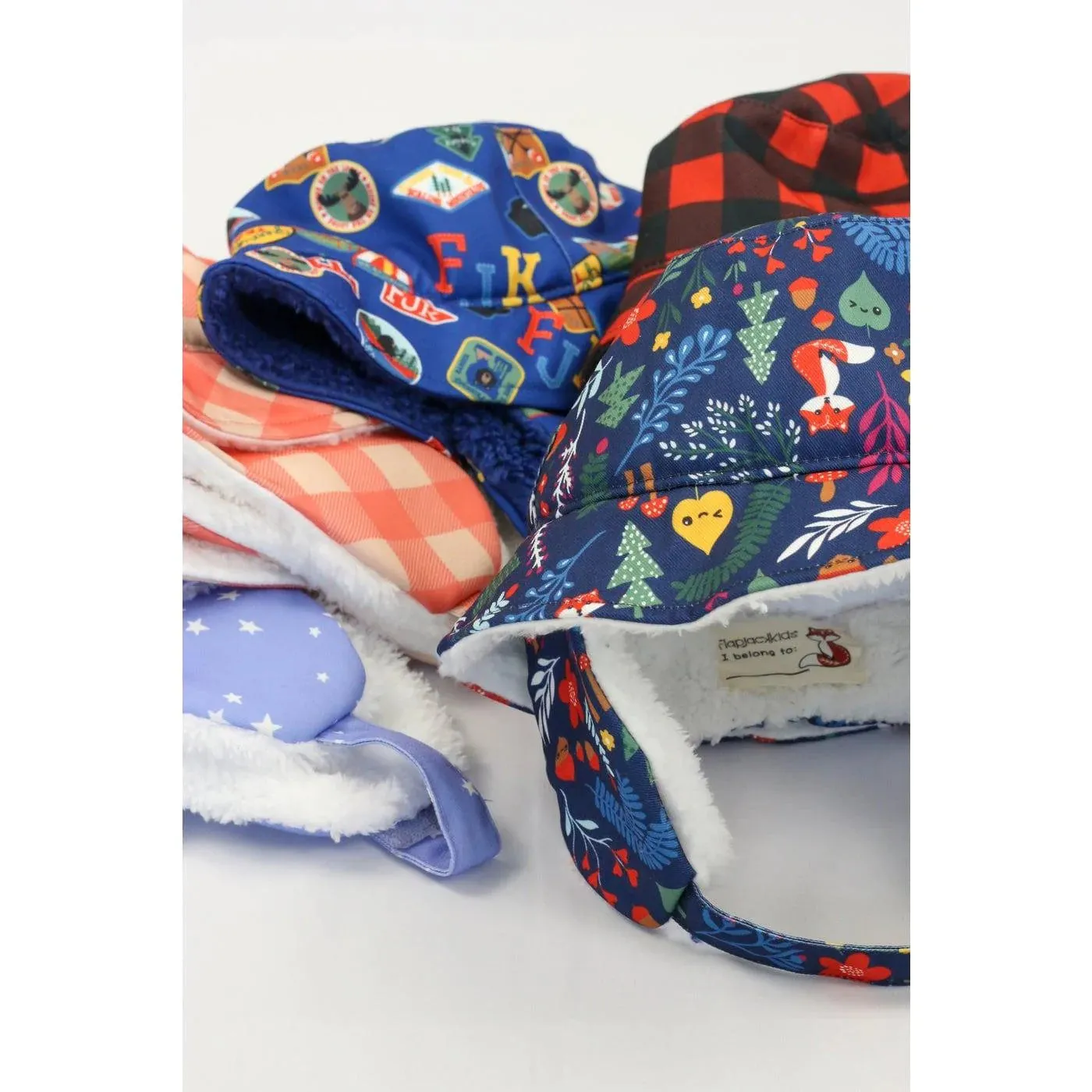 Flapjack Kids Winter Bucket Hat - Stasrs 2-4Y