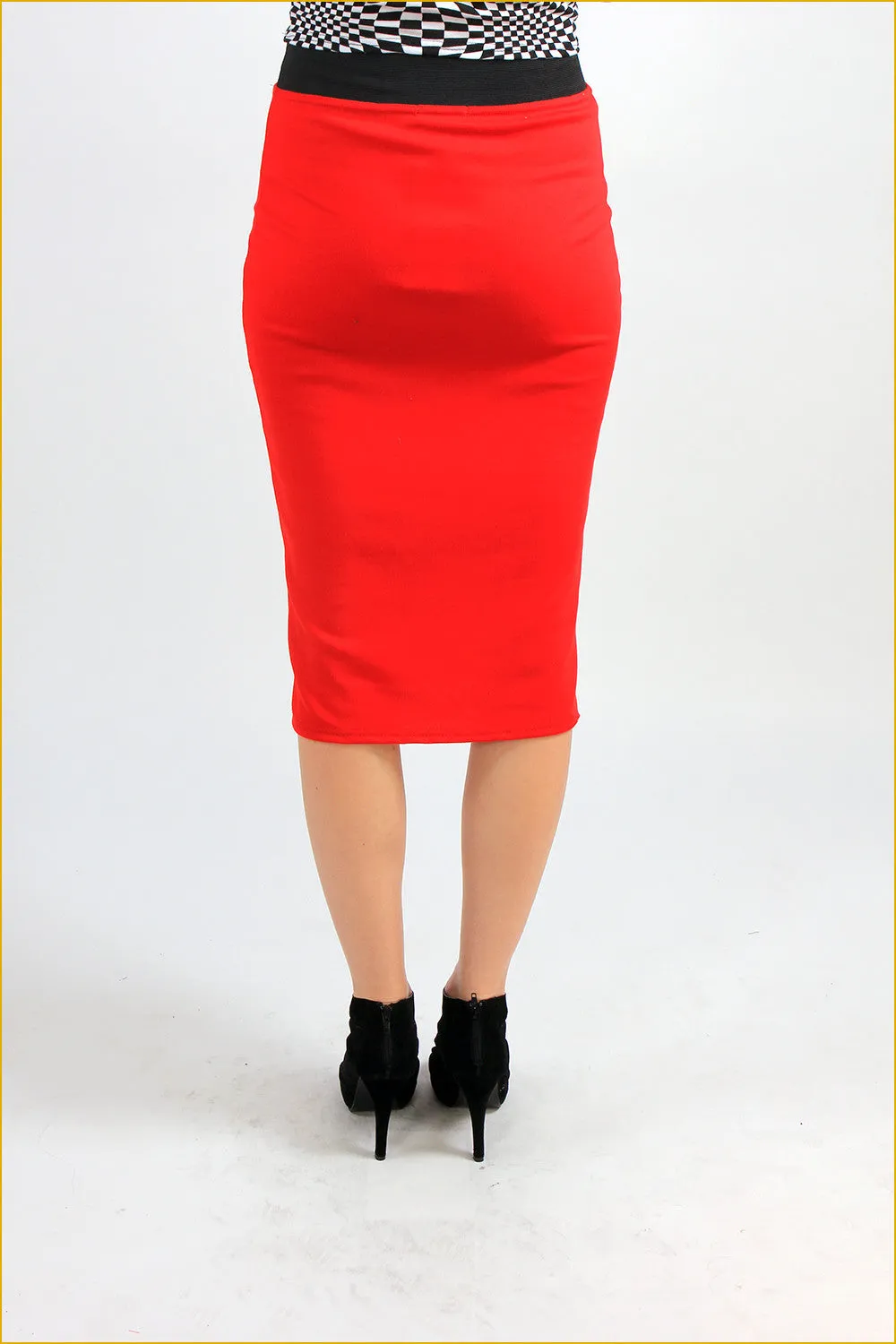 Get Happy! Basic Midi Skirt