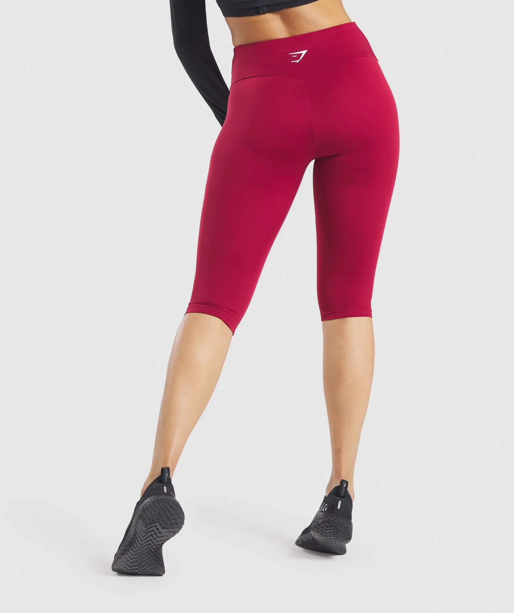 Gymshark Training Cropped Leggings - Burgundy