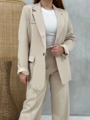 High-Risk Business Blazer - Oatmeal