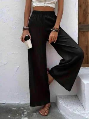 High Waist Wide Leg Pants