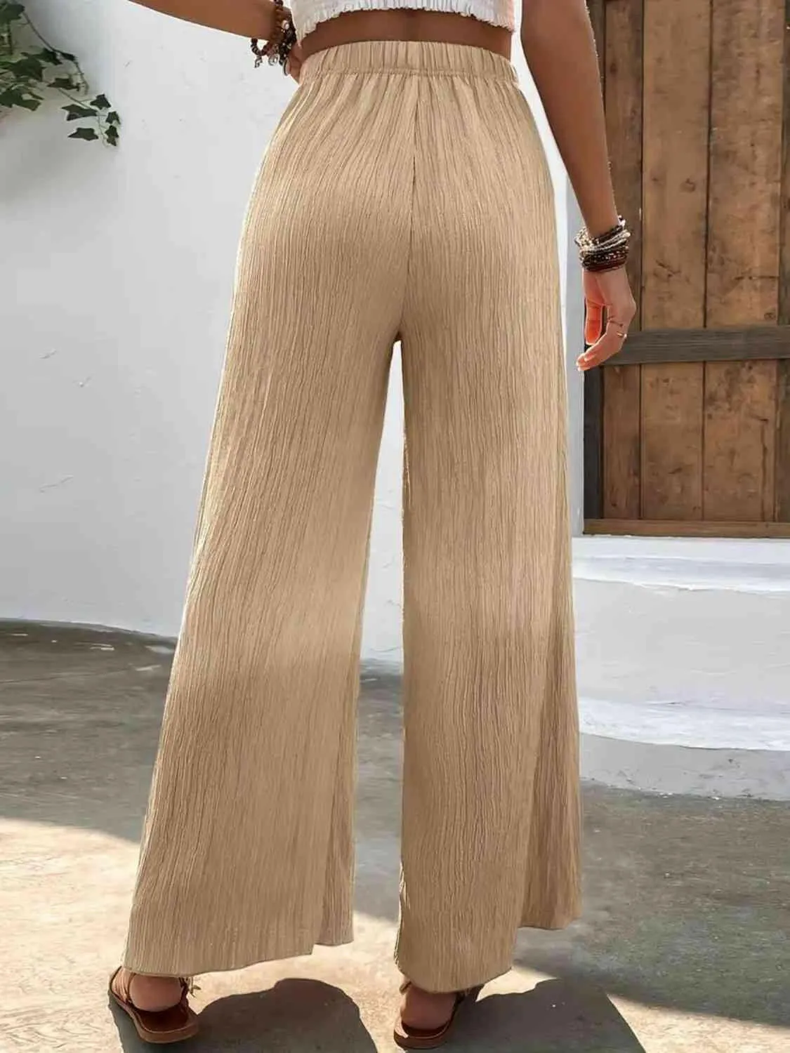 High Waist Wide Leg Pants