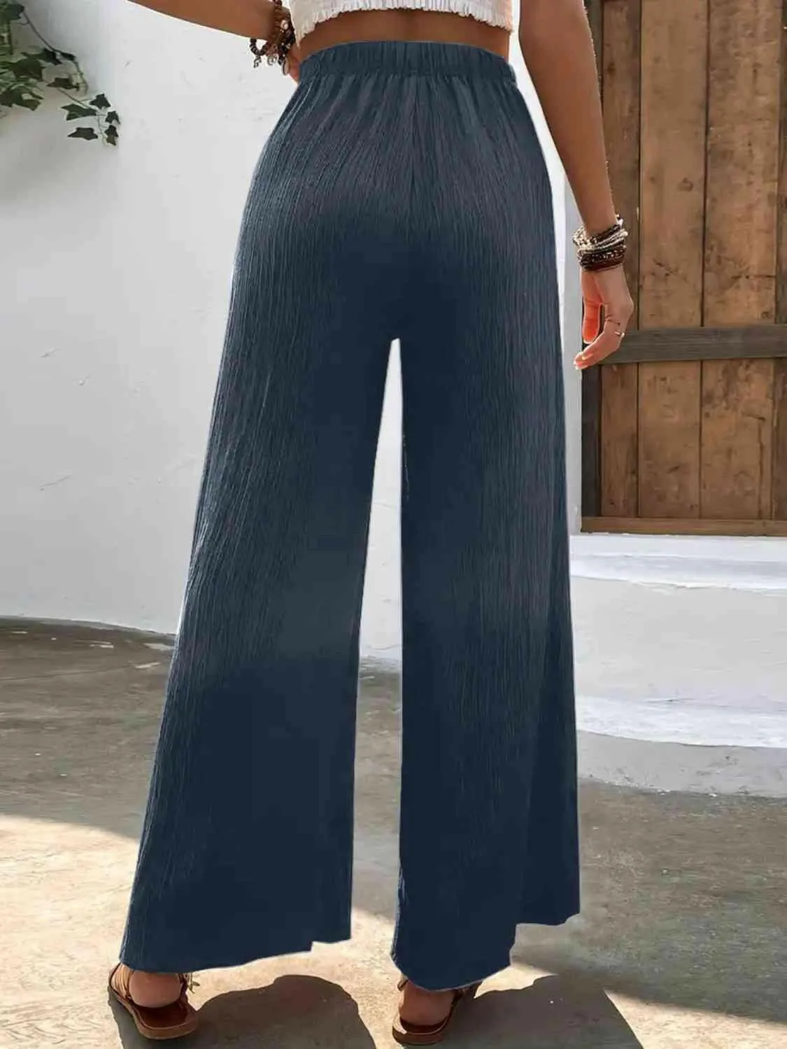 High Waist Wide Leg Pants