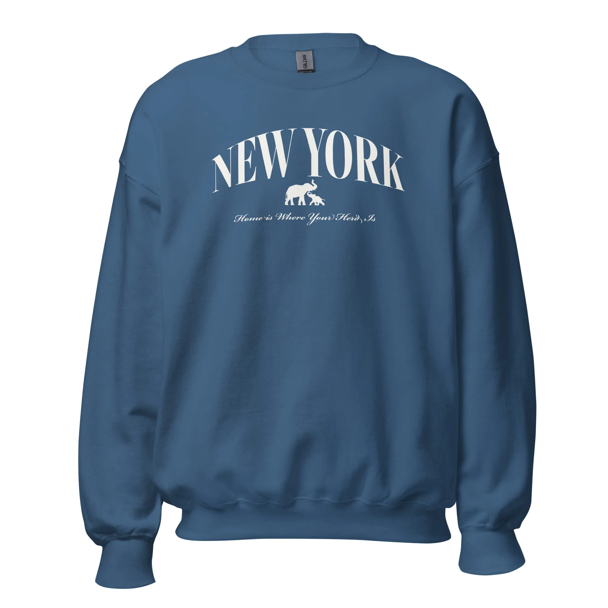 Home Is Where Your Herd Is New York Unisex Sweatshirt