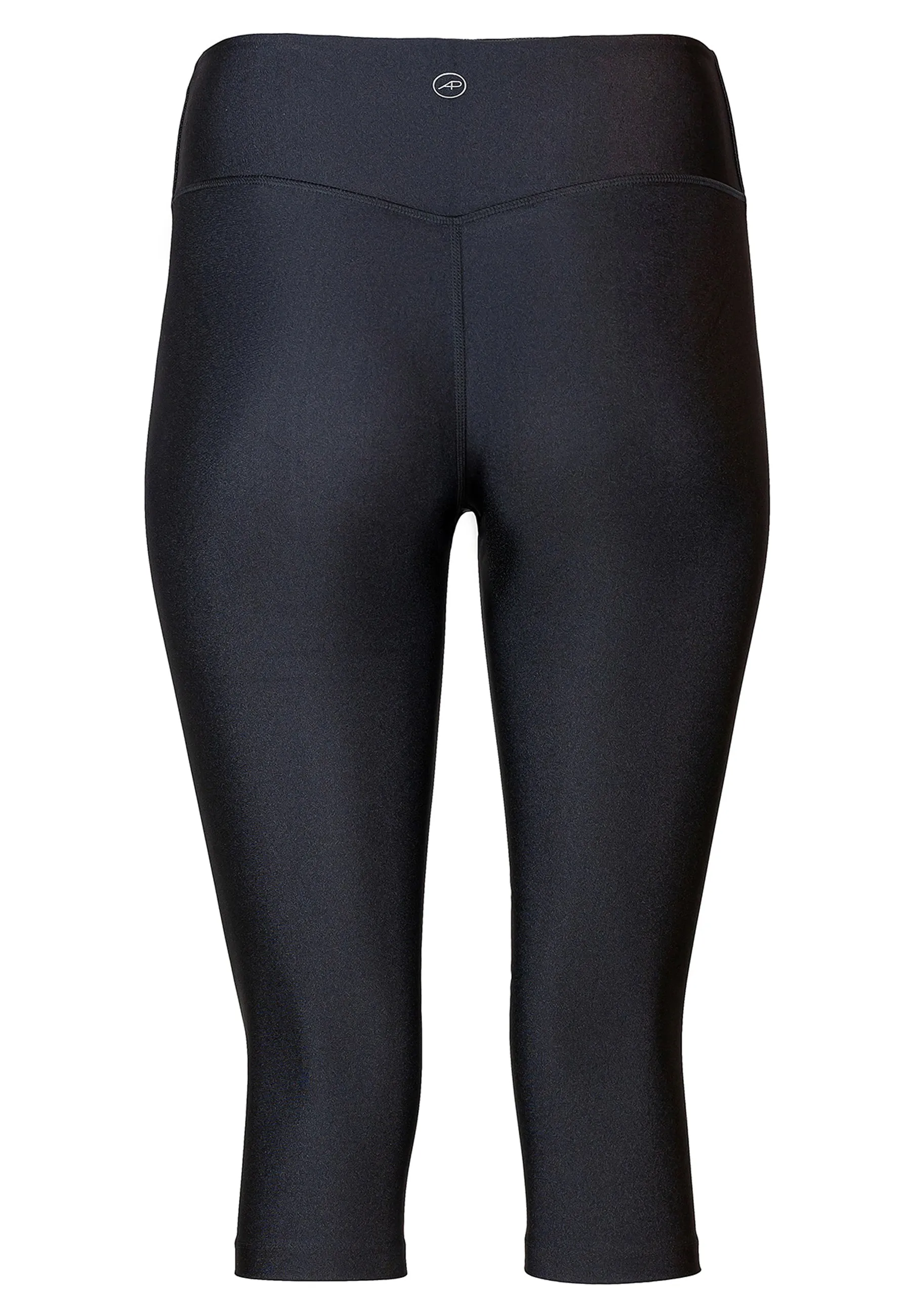 Impulse Crop Leggings mit hohem Bund - Liquid Black