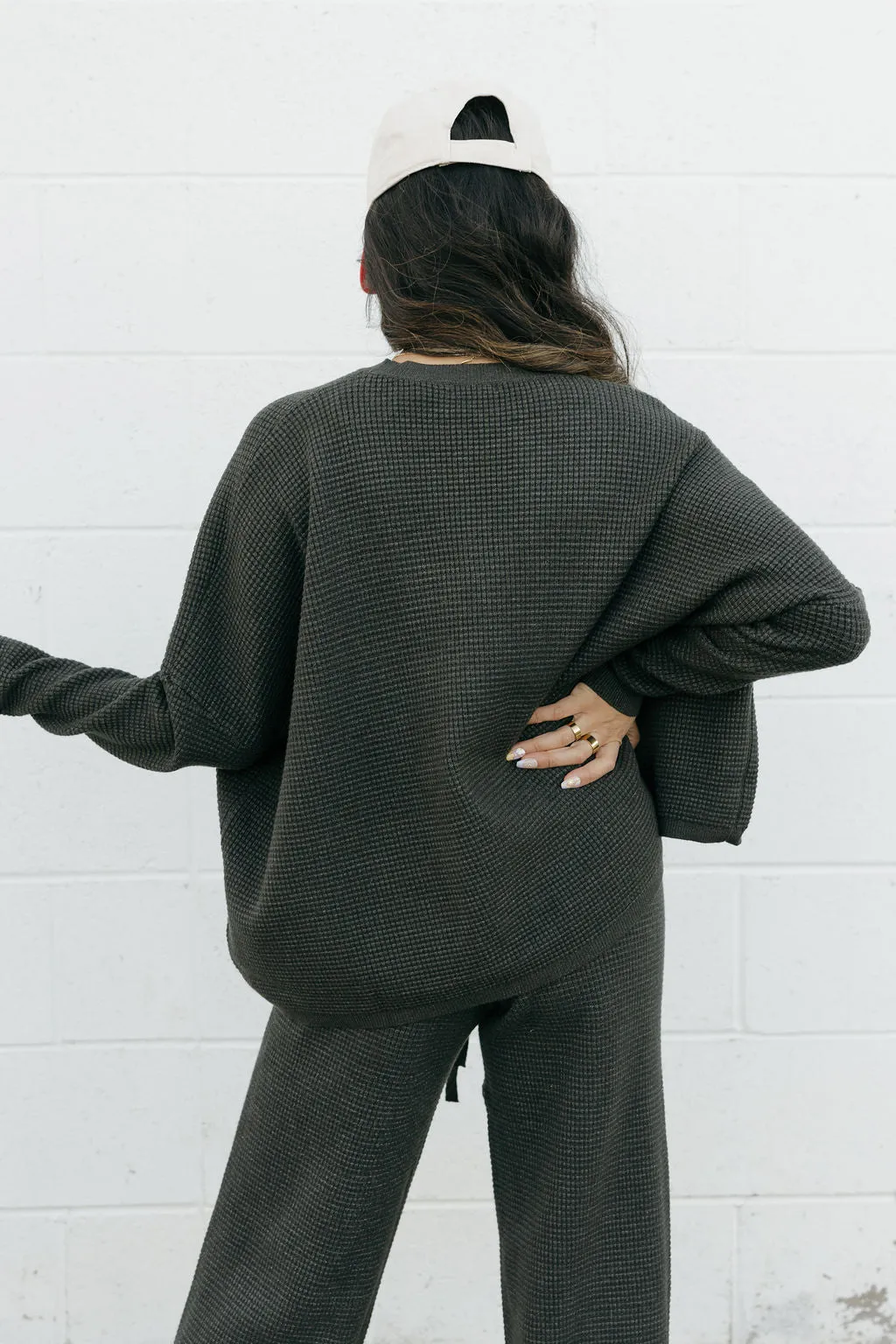 Kaydee Sweater-Heathered Charcoal