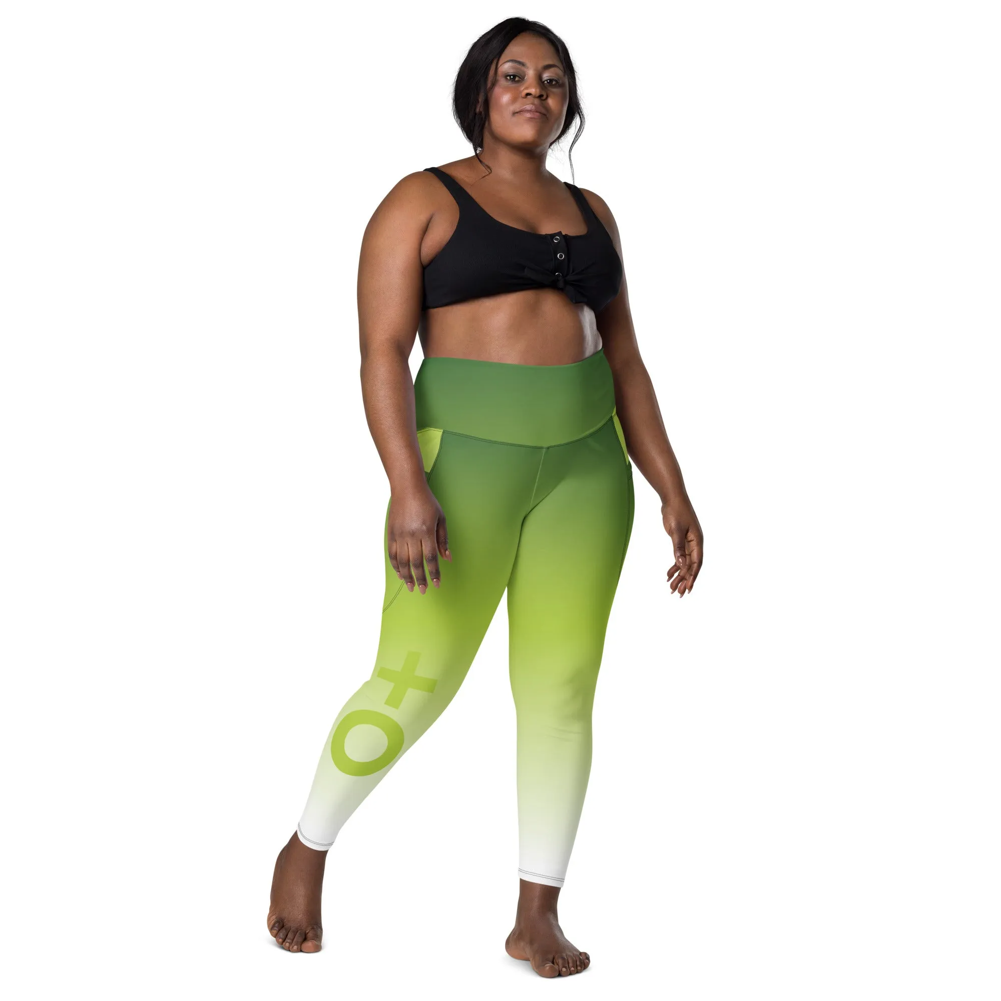 Key Lime Pie Women's Leggings With Pockets