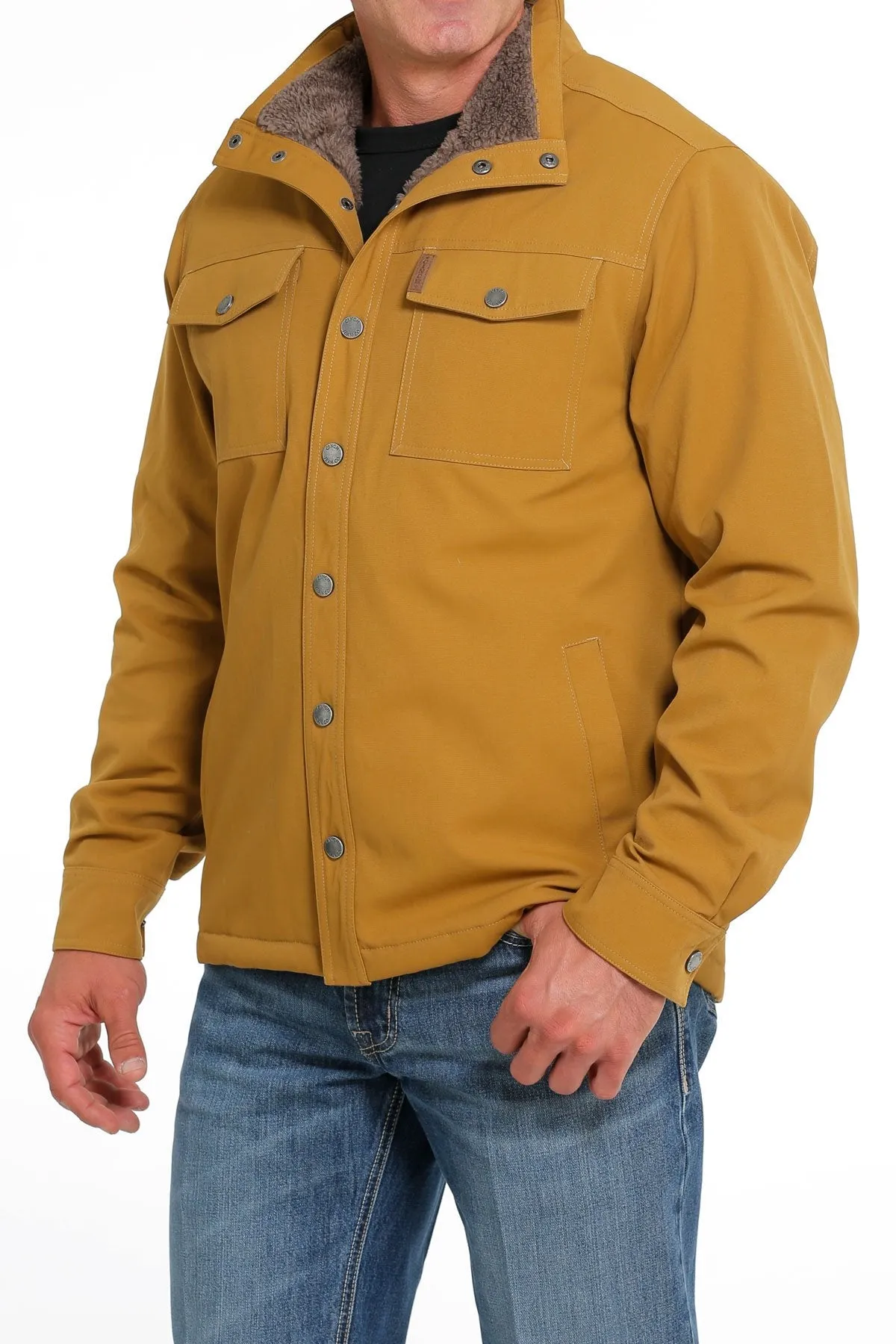 Mens Cinch Canvas Ranch Jacket Brown