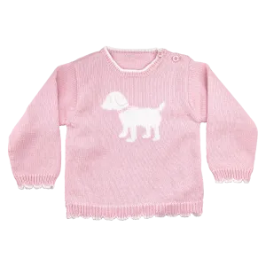 Puppy Sweater - Pink