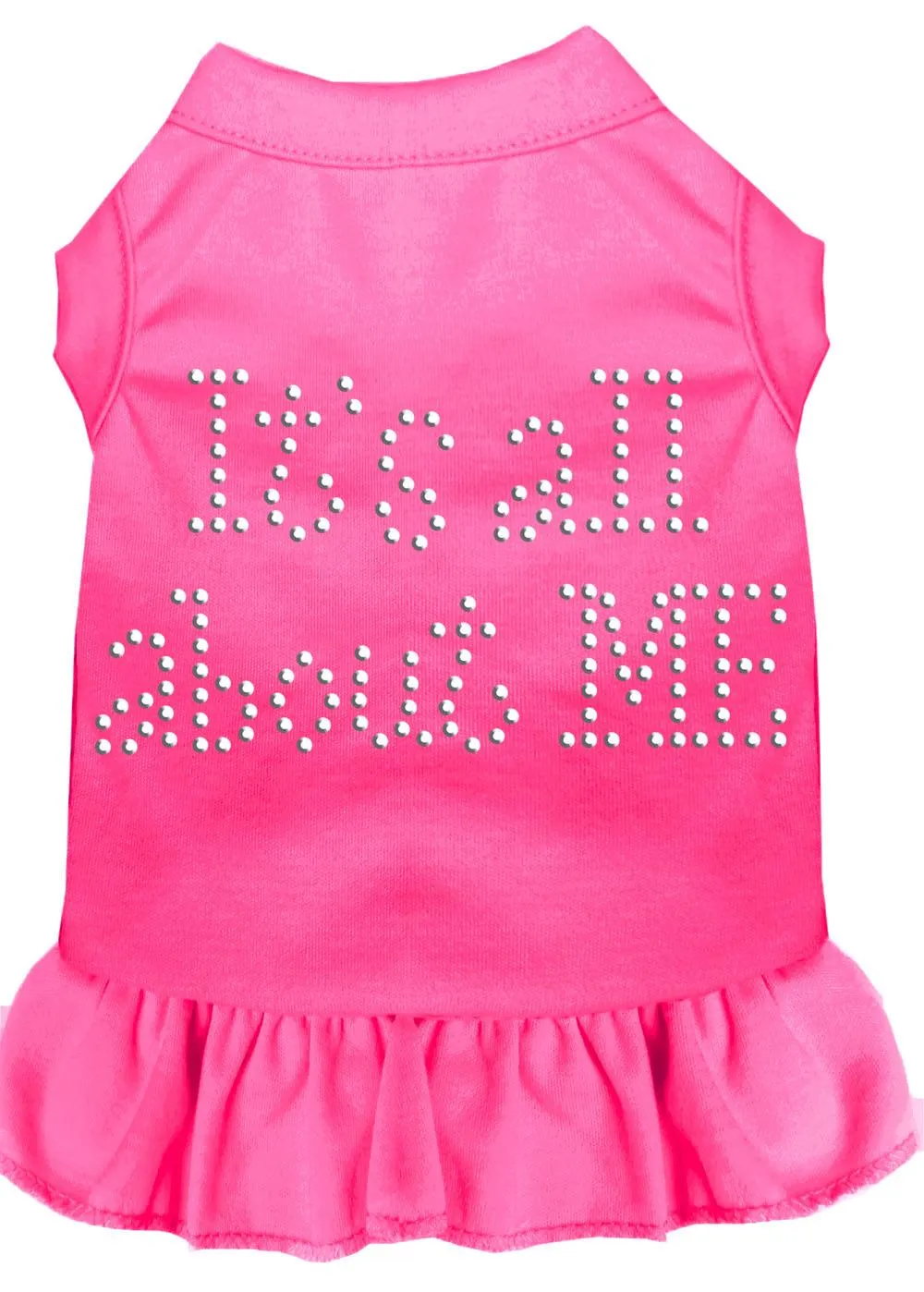 Rhinestone All About Me Dress Bright Pink Sm (10)