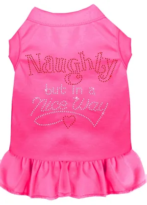 Rhinestone Naughty But In A Nice Way Dress Bright Pink Xxxl (20)