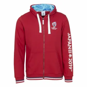 Rwc 2019 Full Zip Kids Hoody - Red