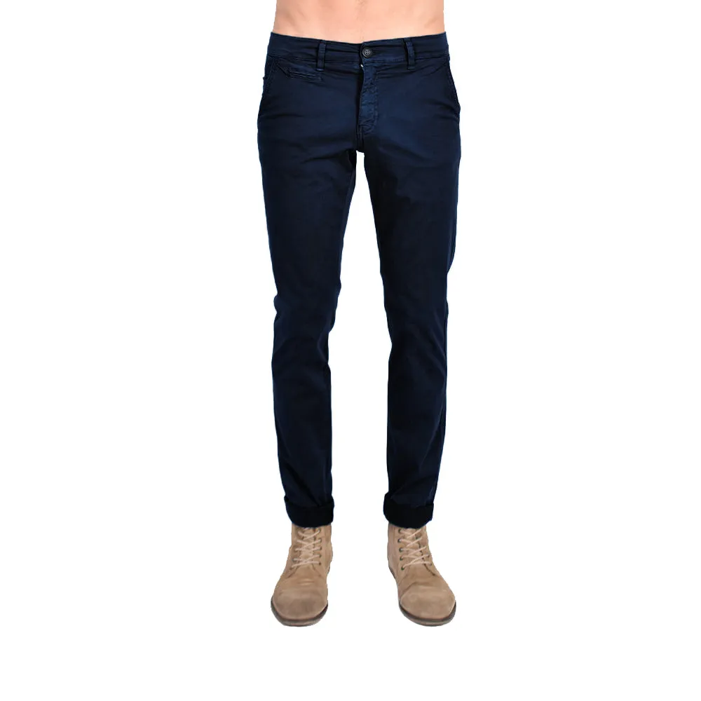 Slim Fit Chino Pants - Navy