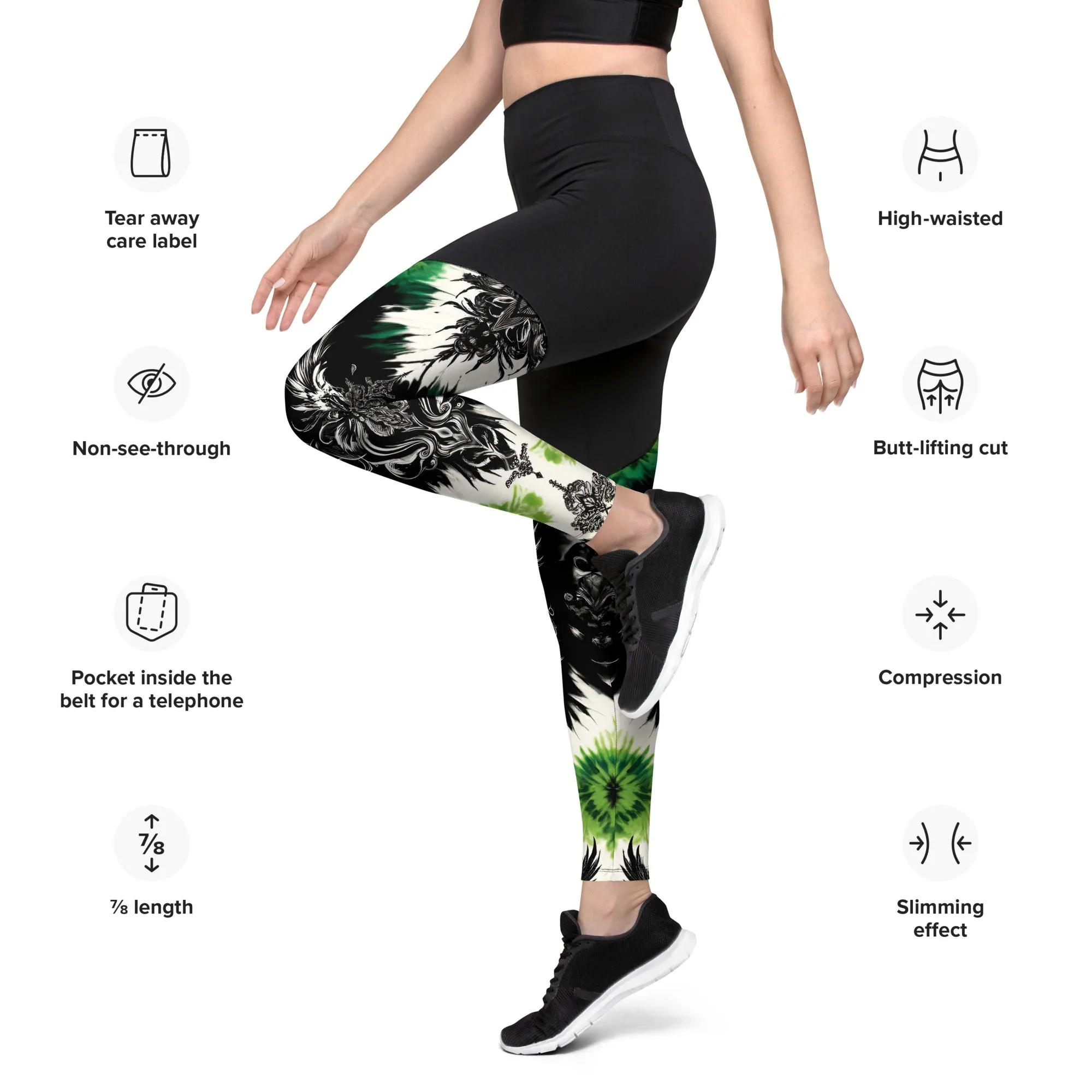 Sports Leggings Enchanted Emerald