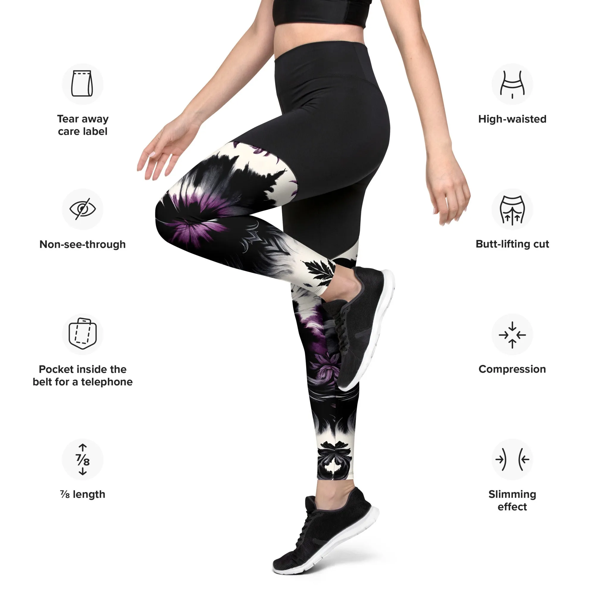 Sports Leggings Nightshade Pulse