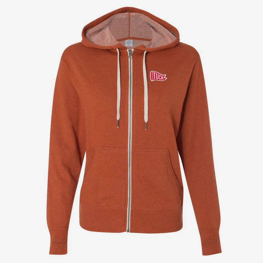 Tuck Zip-up Finger Hoodie (unisex)