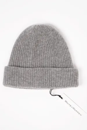 White   Warren - Cashmere Luxe Beanie