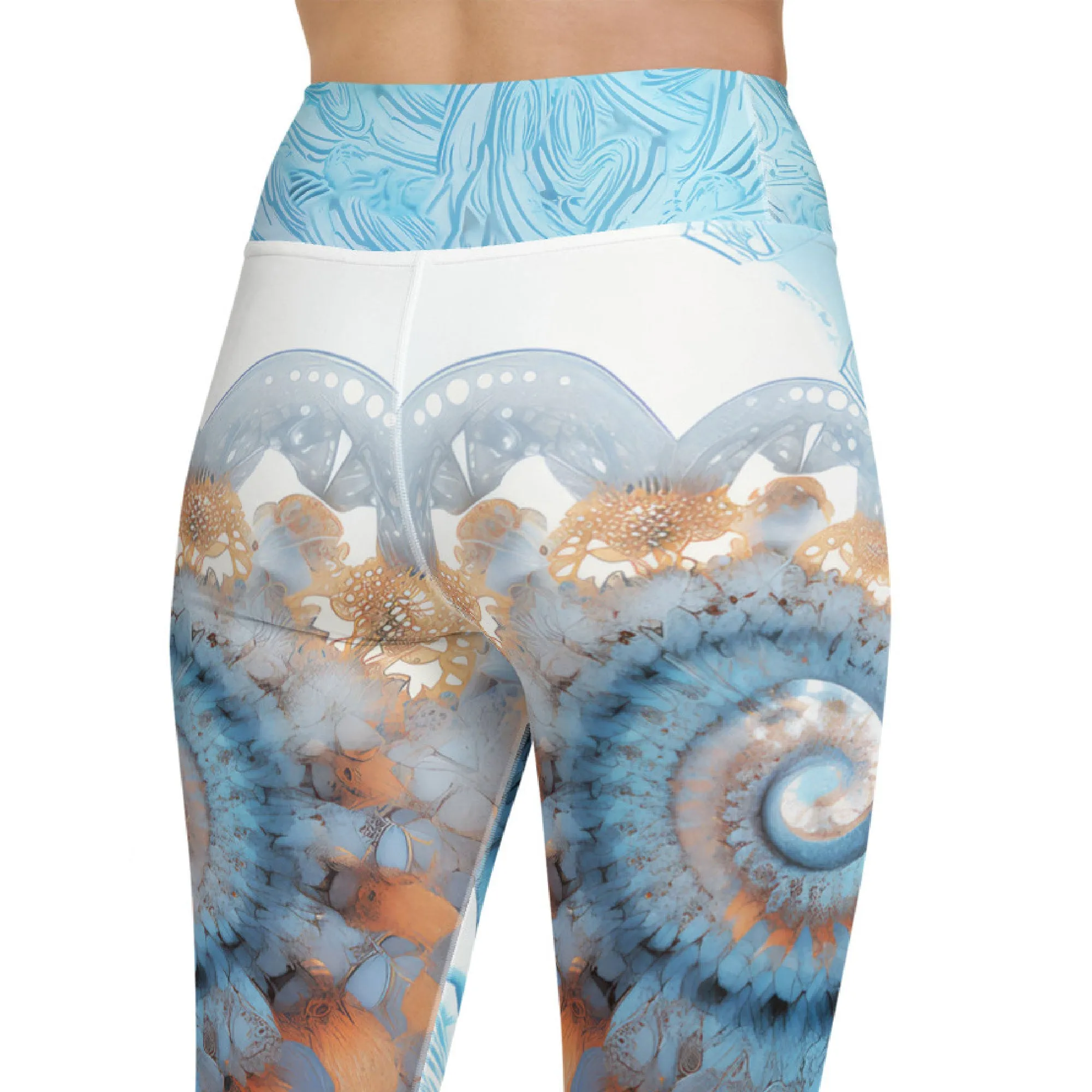 Yoga Capri Leggings DNA Upper View