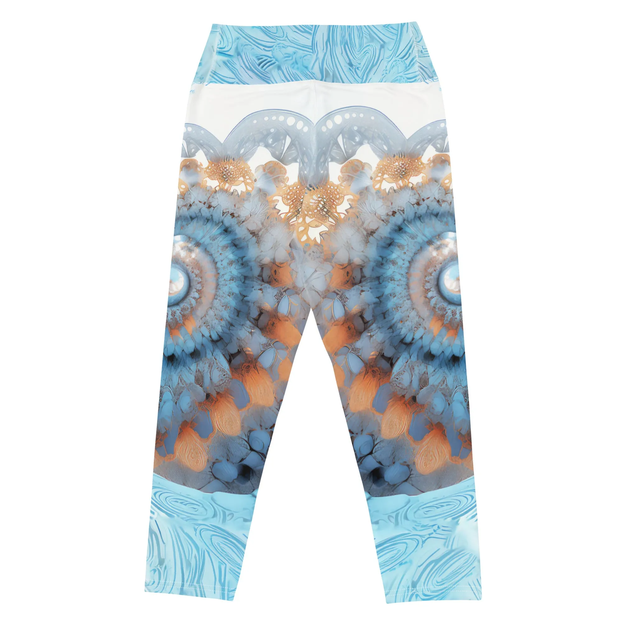 Yoga Capri Leggings DNA Upper View