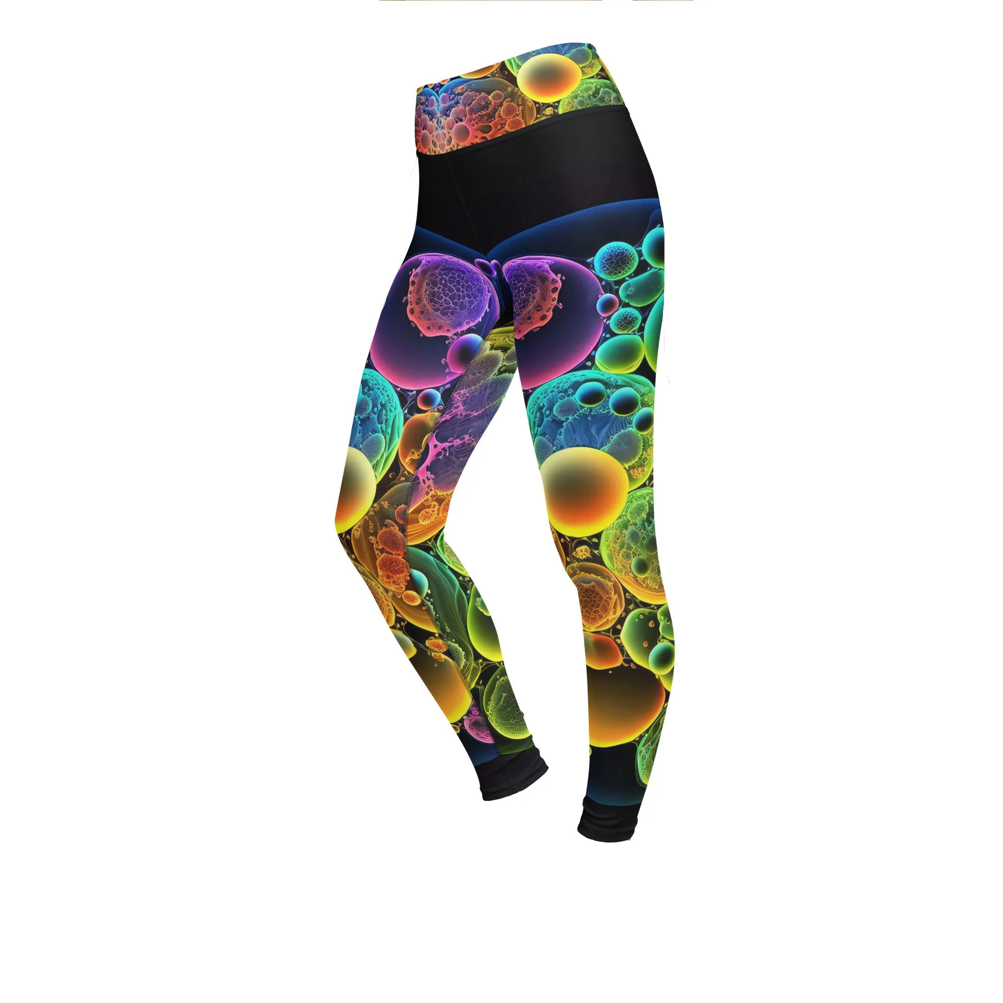 Yoga Leggings Cellular Bubbles