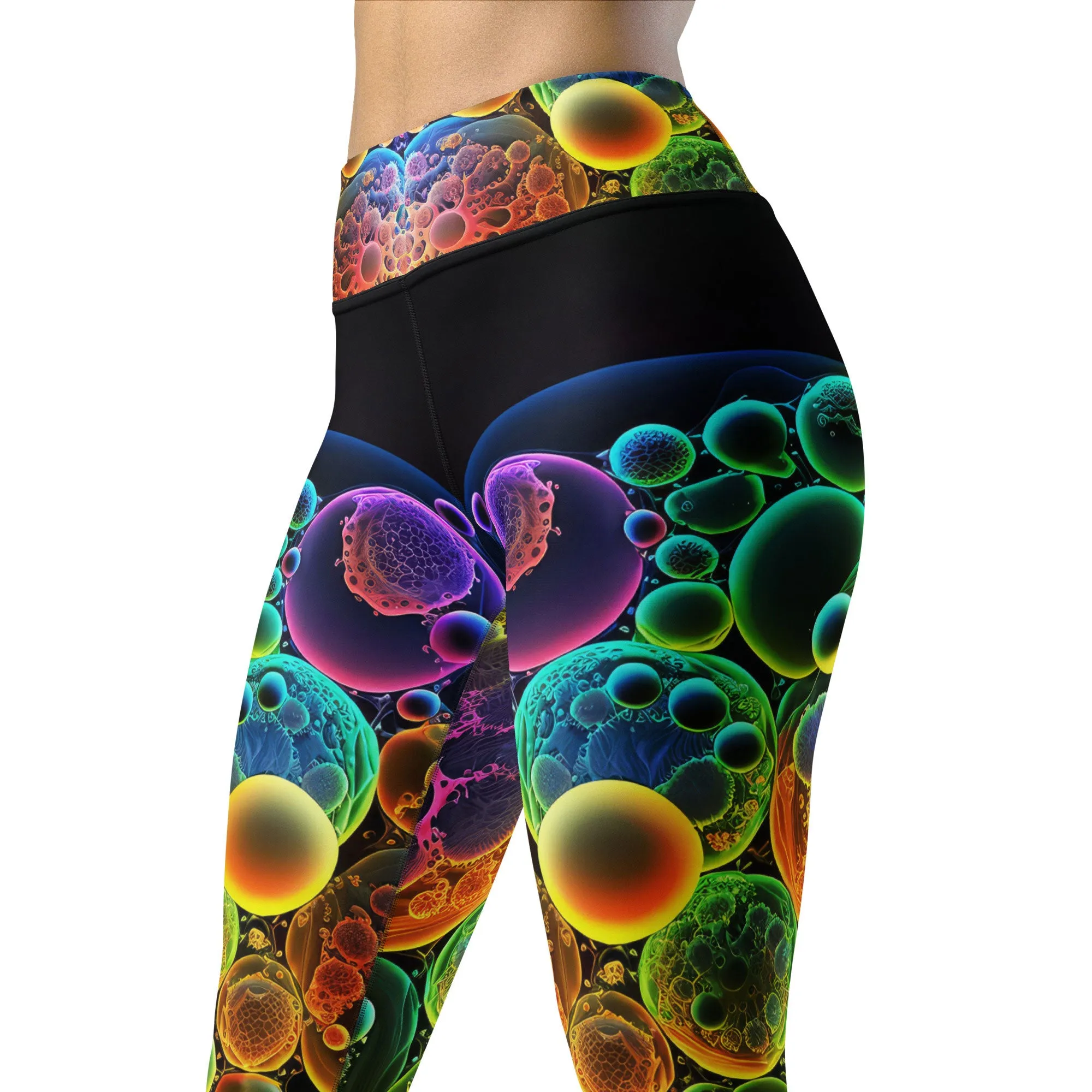 Yoga Leggings Cellular Bubbles