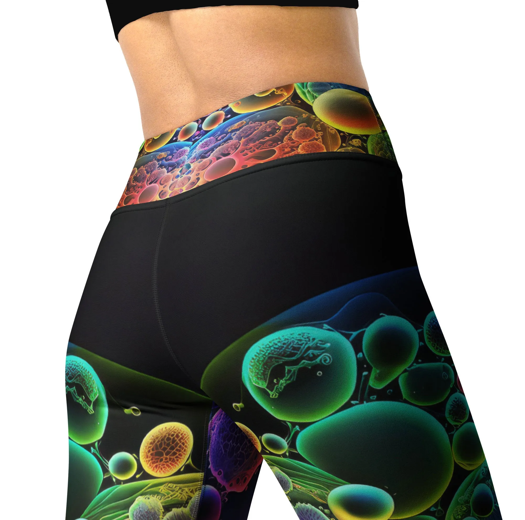 Yoga Leggings Cellular Bubbles