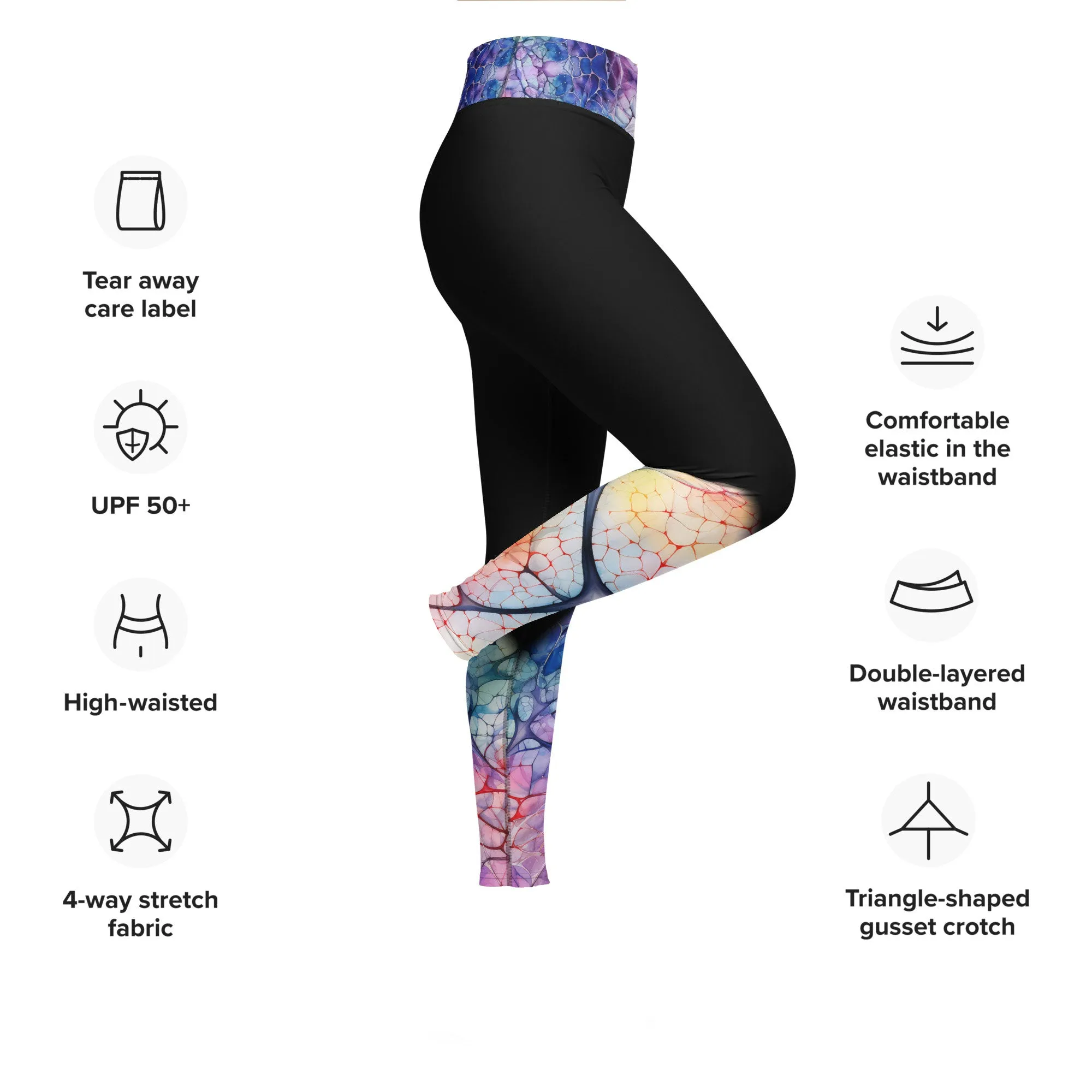 Yoga Leggings Happiness at Molecular Level